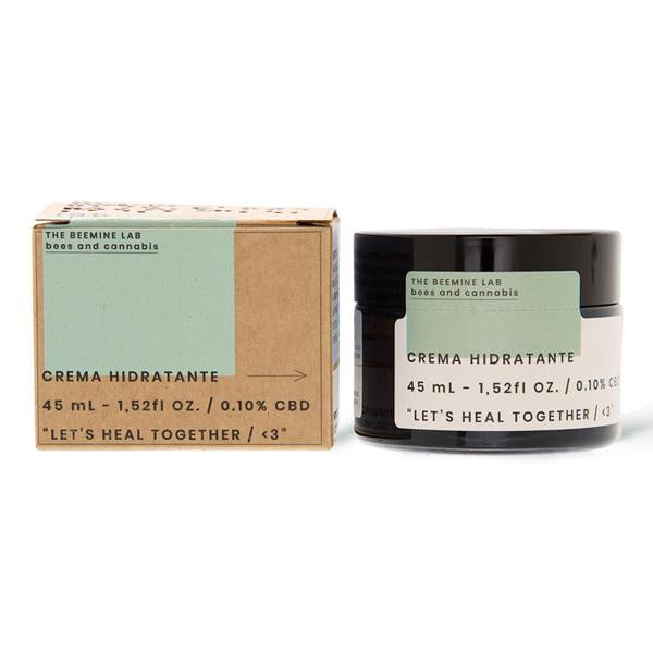the beemine lab 45mg cbd hydrating facial cream 45ml default title