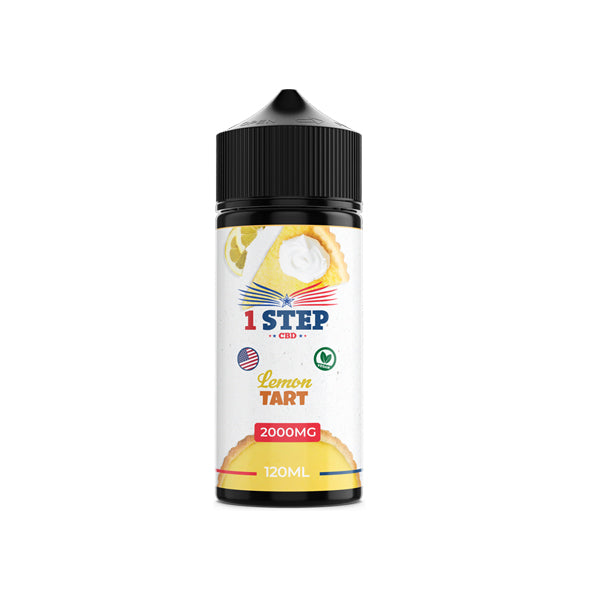 1 Step CBD 2000mg CBD E-liquid 120ml (BUY 1 GET 1 FREE)
