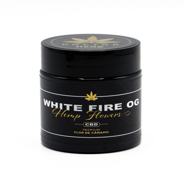 Whitefire OG – 22% CBD Hemp Tea Flower