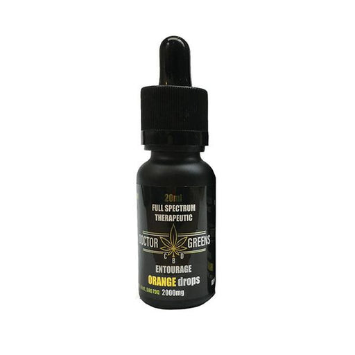doctor green's 2000mg cbd drops tinctures 20ml