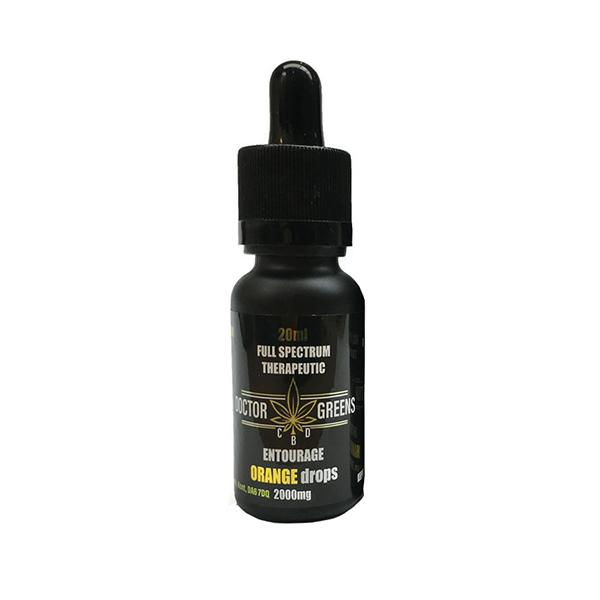 doctor green's 2000mg cbd drops tinctures 20ml