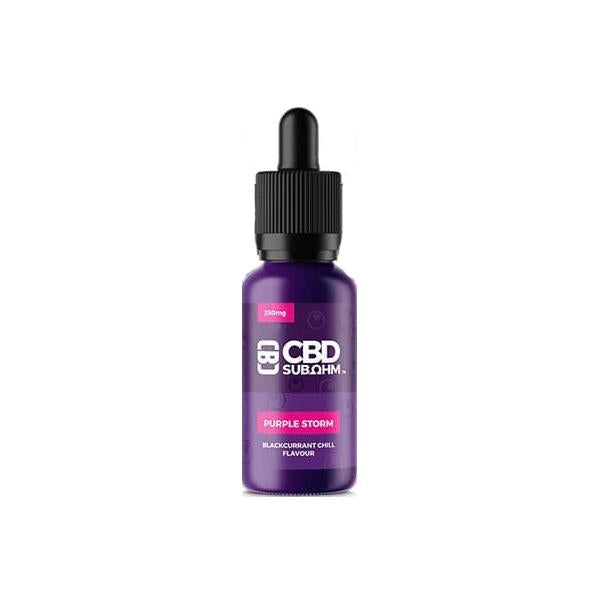 cbd asylum 1000mg cbd sub ohm e-liquid 25ml shortfill (70vg/30pg)