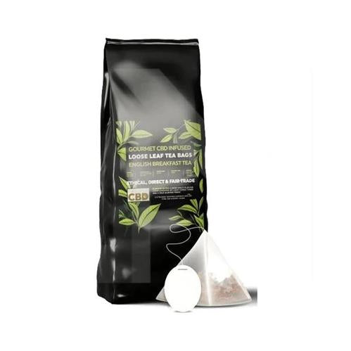equilibrium cbd gourmet loose leaf tea bags - english breakfast tea