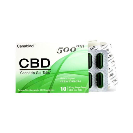canabidol 500mg cbd gel-tabs 10 capsules default title
