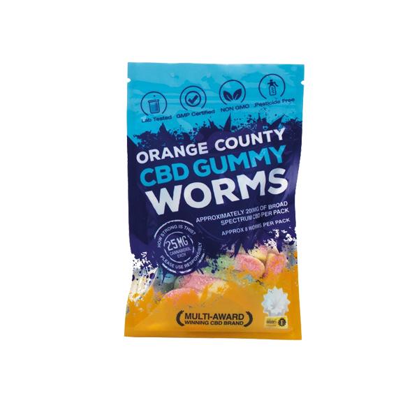 Orange County CBD 200mg Gummy Worms - Grab Bag