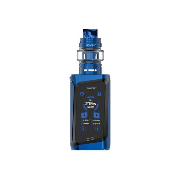smok morph 219w kit prism blue and black