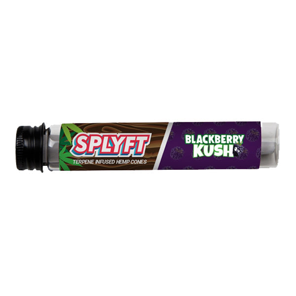 SPLYFT Cannabis Terpene Infused Hemp Blunt Cones – Blackberry Kush (BUY 1 GET 1 FREE)