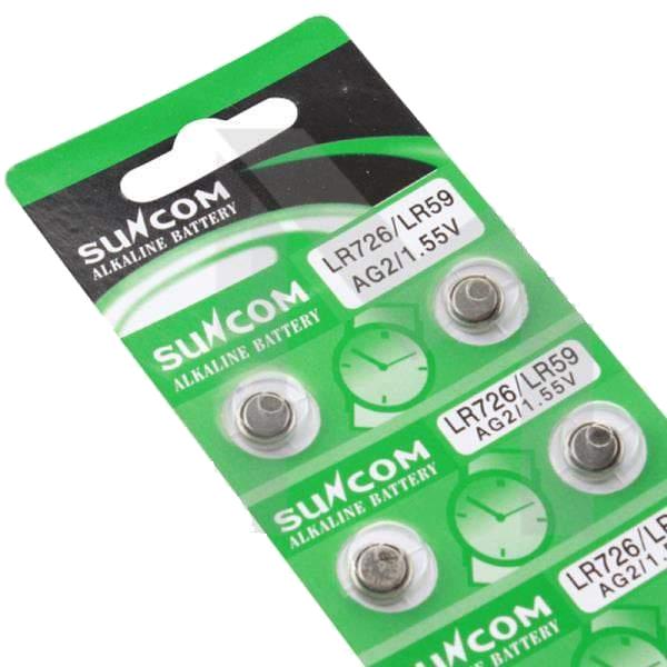 suncom lr726-ag2 1.5v battery