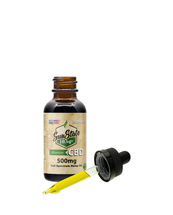 sun state hemp 500mg cbd full spectrum tincture oil 30ml