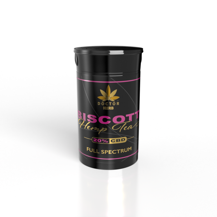 Biscotti – 20% CBD Hemp Tea Flower